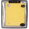 Evelatus Samsung Galaxy A10 Soft Touch Silicone Case with Strap Yellow