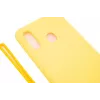 Evelatus Samsung A20e Soft Touch Silicone Case with Strap Yellow