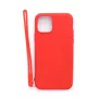 Evelatus Apple iPhone 11 Pro Soft Touch Silicone Case with Strap Red