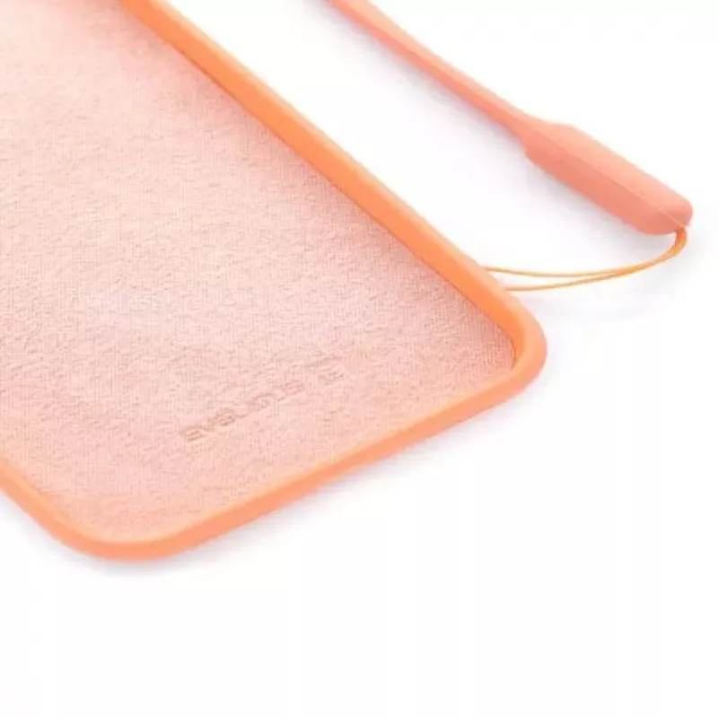 Evelatus Apple iPhone X/XS Soft Touch Silicone Case with Strap Pink