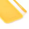 Evelatus Soft Touch Silicone Case with Strap for iPhone 7/8/SE (2020/2022) - Yellow