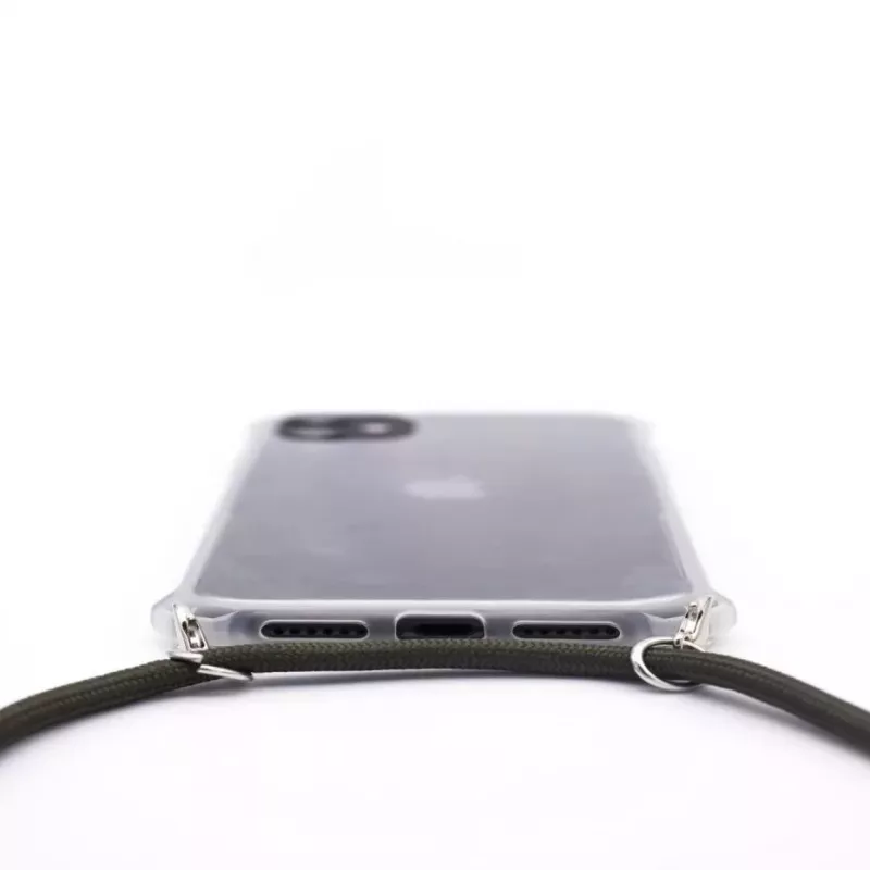Evelatus Apple iPhone 11 Pro Max Case with Rope Green Transparent