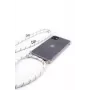Etui Evelatus Apple iPhone 11 Pro Max z paskiem, białe paski, przezroczyste