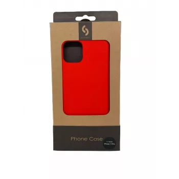 Connect Apple iPhone 11 Pro Soft Case z Dolną Osłoną Czerwony