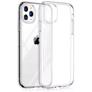 EVELATUS Apple iPhone 11 Przezroczysta Silikonowa Obudowa 1.5mm TPU Transparent
