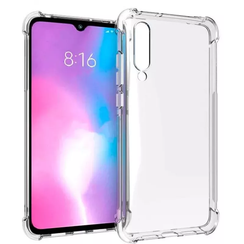 Evelatus Xiaomi Mi 9 Pro Military Shockproof Silicone Case TPU Transparent