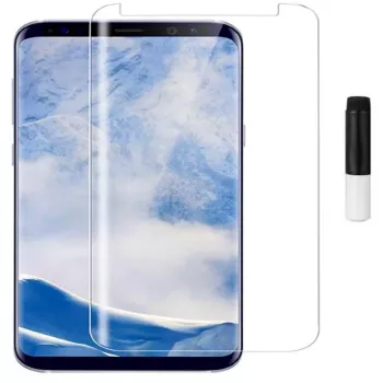 EVELATUS Samsung Galaxy S9 Plus Clear Glass UV Screen Protector z Płynnym Klejem