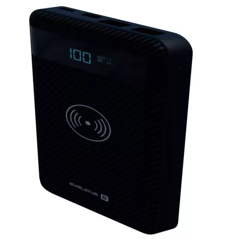 Evelatus Power Bank Wireless EPB05 10000 mAh Czarny