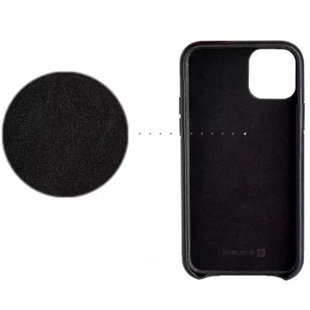 Evelatus Apple iPhone 11 Pro Max Leather Case Black
