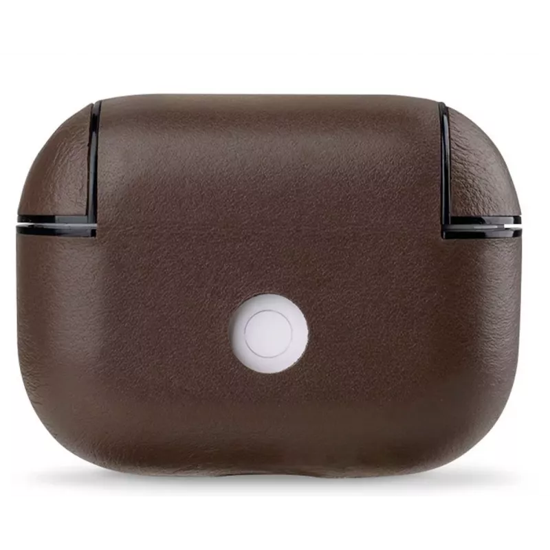 Evelatus Apple AirPods Pro Skórzane Etui Ochronne Brązowe