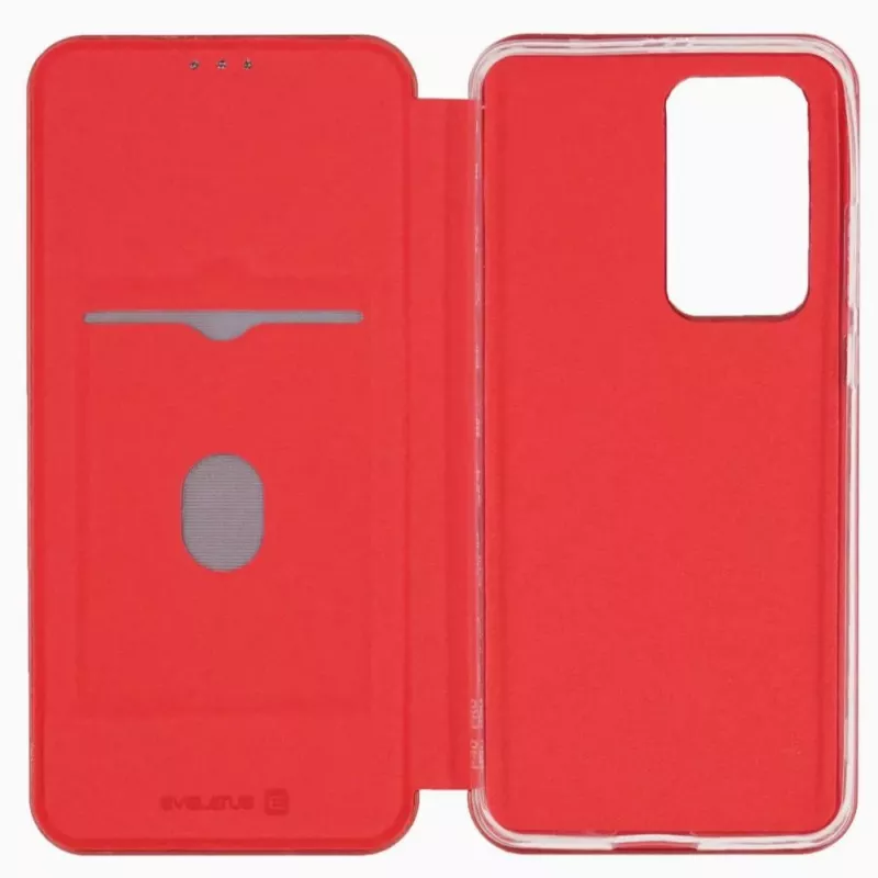 Evelatus Huawei P40 Pro Book Case Wine Red