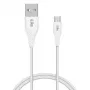 Przewód ładujący iLike do MicroUSB ICM01 Biały