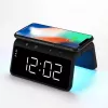 Evelatus Wireless Charging Clock WCC01BK Black