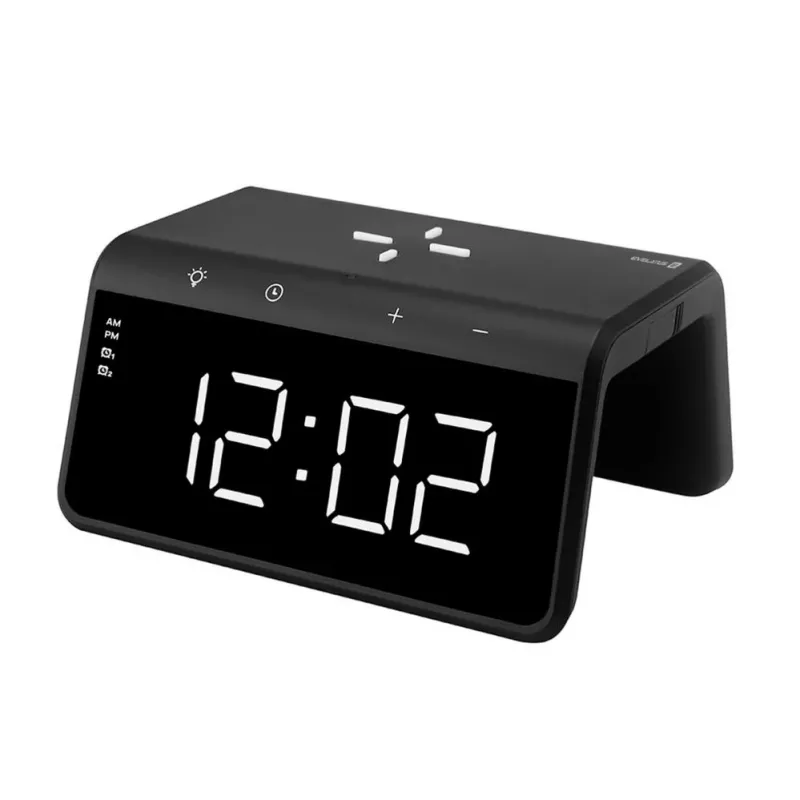 Evelatus Wireless Charging Clock WCC01BK Black