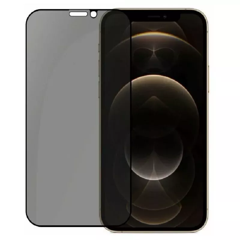 Evelatus Apple iPhone 12/12 Pro 6.1 inch Privacy 2.5D Silk Full Cover Japan Glue Anti-Static Screen Protector