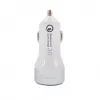 Evelatus Quick Car Charger QCC03 White - QC3.0 30W Dual USB