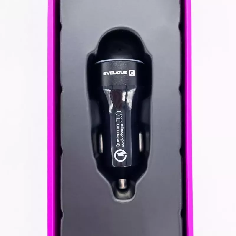 Evelatus Quick Car Charger QCC03 Czarny