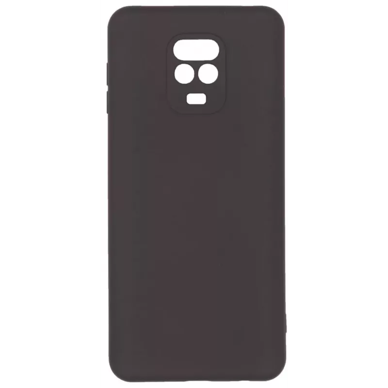 Evelatus Xiaomi Redmi Note 9 Soft Touch Silicone Case Black