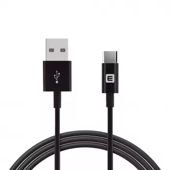 Przewód danych Evelatus do urządzeń z USB-C, TPC07 Czarny