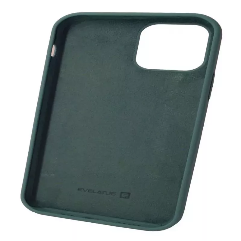 Evelatus Apple iPhone 12 mini Premium Soft Touch Silicone Case Pine Green