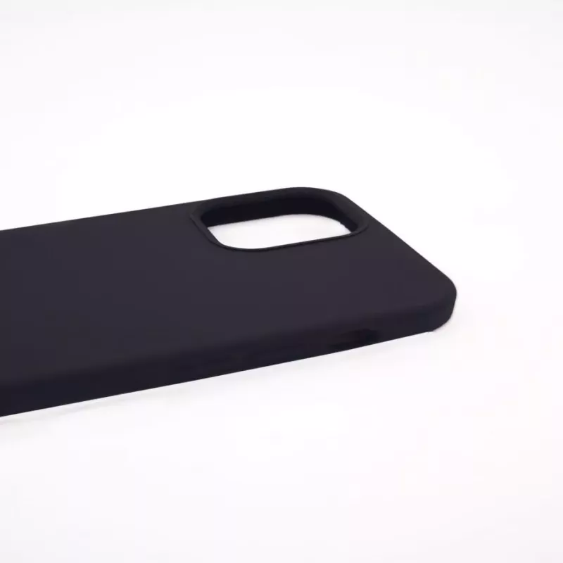 EVELATUS Apple iPhone 12/12 Pro Premium Soft Touch Silicone Case Black
