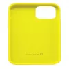 Evelatus Apple iPhone 12/12 Pro Premium Soft Touch Silicone Case Lemon Yellow
