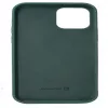 Evelatus Apple iPhone 12/12 Pro Premium Soft Touch Silicone Case Pine Green