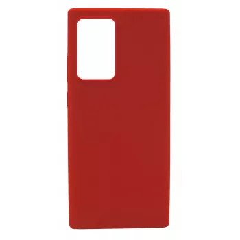 Evelatus Premium Soft Touch Silicone Case do Samsung Galaxy Note 20 Ultra - Czerwony
