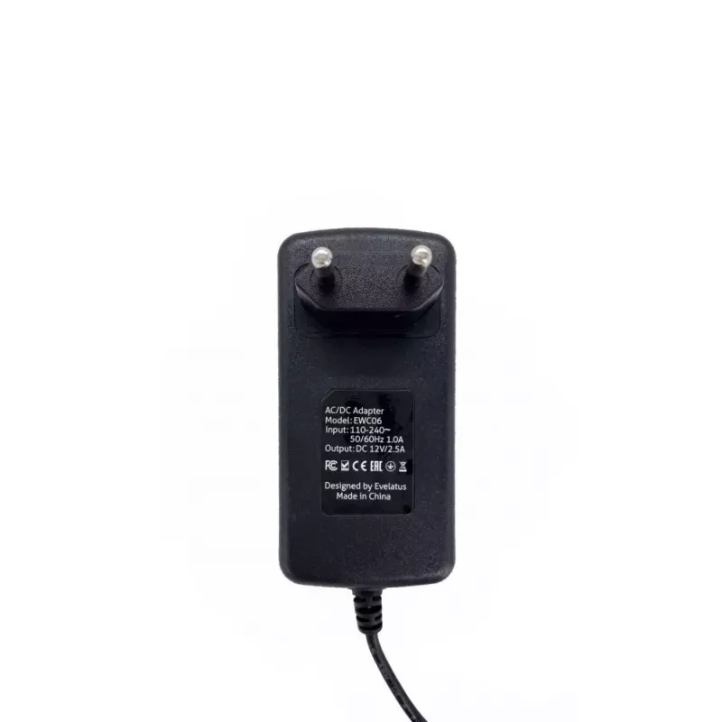 Lampa biurkowa Evelatus z ładowarką bezprzewodową EWC07 Czarny