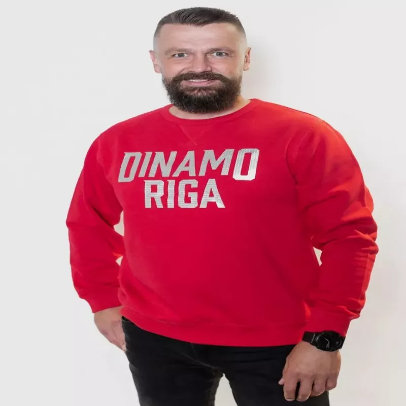 Dinamo Women's T-Shirt L DINAMO with Red Metallic Printing White