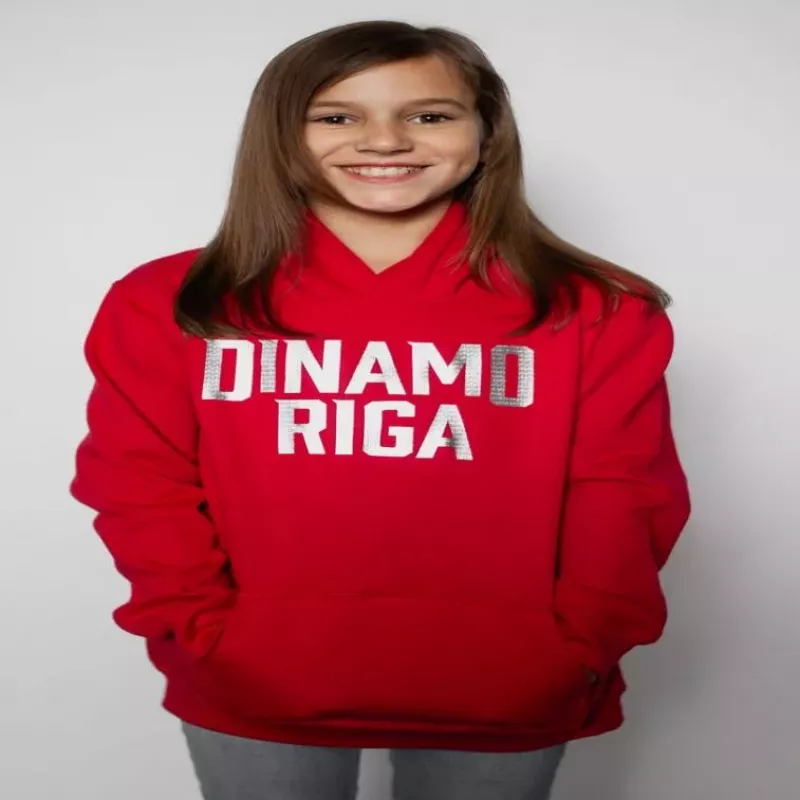 Dinamo bluza dziecięca z kapturem 4 lata czerwona