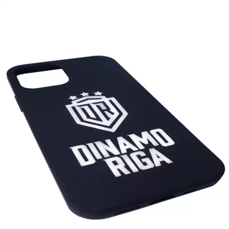 Evelatus iPhone 12 Pro Soft Touch Silicone Case DR Logo N4 White Black