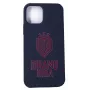 EVELATUS iPhone 12 Pro Soft Touch Silicone Case DR Logo N4 Red