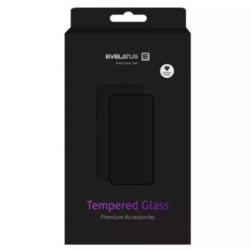 Evelatus Xiaomi Redmi Note 10 Clear Glass 0.33 Flat Clear Glass Japan Glue Anti-Static