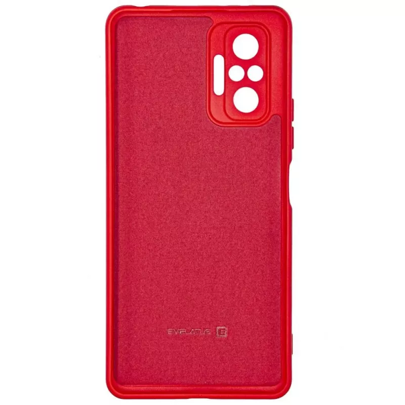 Evelatus Xiaomi Redmi Note 10 Pro Nano Silicone Case Soft Touch TPU Red