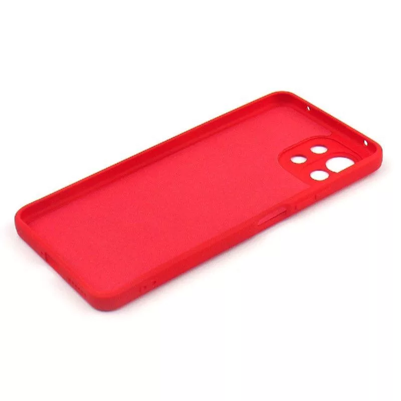Evelatus Nano Silicone Case Soft Touch TPU do Xiaomi Mi 11 Lite / 11 Lite 5G / 11 Lite 5G NE - Czerwony