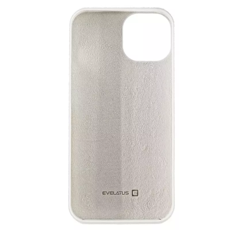 EVELATUS Apple iPhone 13 Mini Premium Soft Touch Silicone Case White