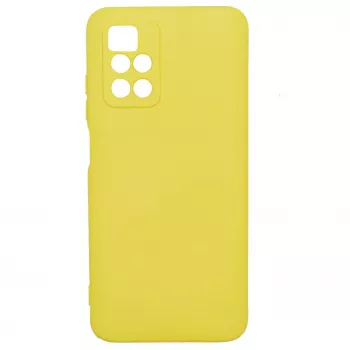 Evelatus Nano Silicone Case Soft Touch TPU do Xiaomi Redmi 10 - Żółty