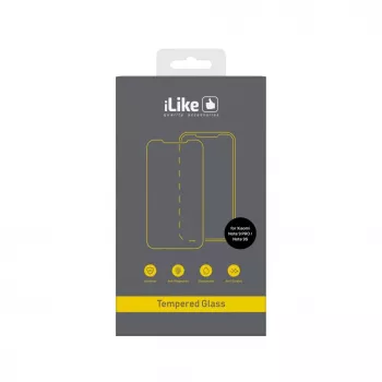 iLike Screen Protector do Xiaomi Redmi Note 9 Pro/9S, 0.33mm Płaskie przezroczyste szkło hartowane