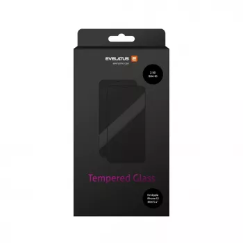 EVELATUS Apple iPhone 12 Mini 5.4 inch 2.5D Full Cover Japan Glue Glass Anti-Static Screen Protector