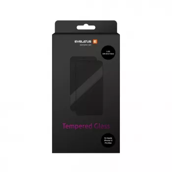 Evelatus Apple iPhone 12 Pro Max 6.7 inch Matte 2.5D Silk Cover Japan Glue Glass Anti-Static Screen Protector