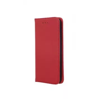 iLike Apple iPhone 13 Etui Książkowe Skórzane Bordowy
