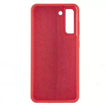 Evelatus Samsung Galaxy S21 FE Premium Soft Touch Silicone Case Chinese Red