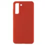 Evelatus Samsung Galaxy S21 FE Premium Soft Touch Silicone Case Chinese Red