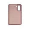 Evelatus Samsung Galaxy S21 FE Premium Soft Touch Silicone Case Pink Sand
