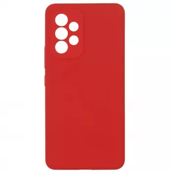 Evelatus Samsung Galaxy A73 5G Premium Soft Touch Silicone Case Chinese Red
