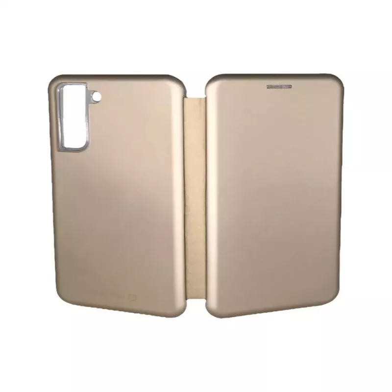 Evelatus Samsung Galaxy S21 FE Book Case Gold