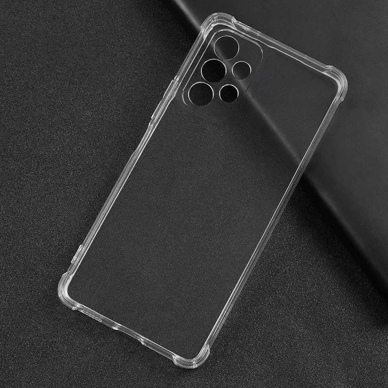 Evelatus Samsung Galaxy A13 4G LTE Military Shockproof Silicone Case TPU Transparent