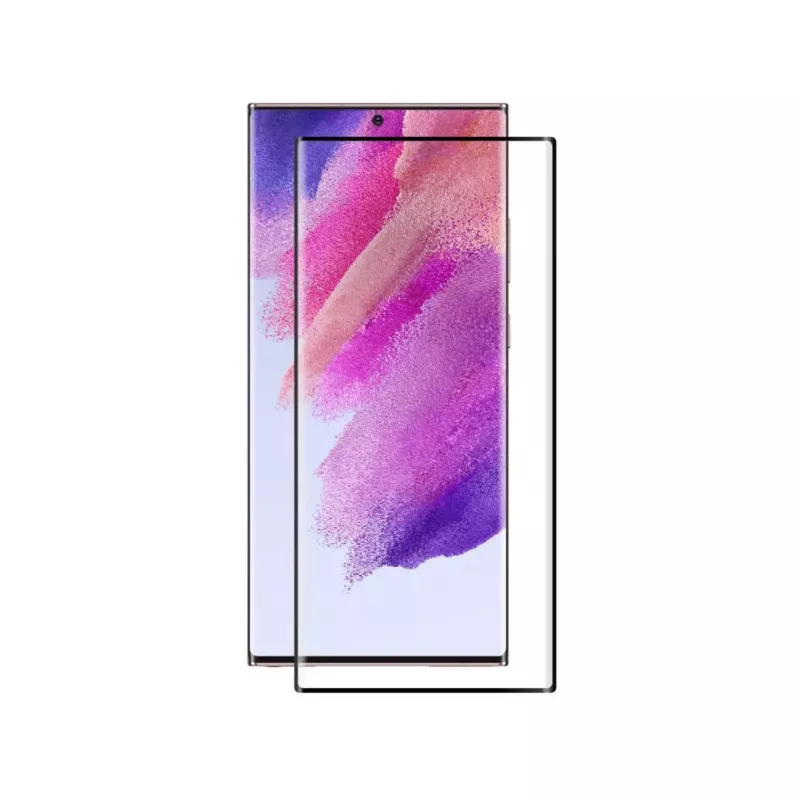 Evelatus Samsung Galaxy S22 Ultra 2.5D Full Cover Japan Glue Glass Anti-Static Screen Protector