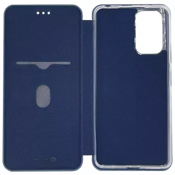 Evelatus Book Case dla Xiaomi 11T / 11T Pro, granatowy, skóra PU z kieszeniami na karty i podstawką